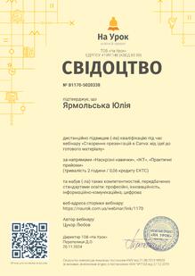  и «Наскрізні навички», «ІКТ», «Практичні прийоми»