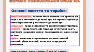 Робочий аркуш-конспект "Ранній залізний вік. Античність. Велике розселення слов'ян"