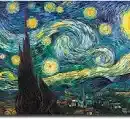 Amazon.com: Starry Night by Vincent van Gogh, 35x47-Inch ...