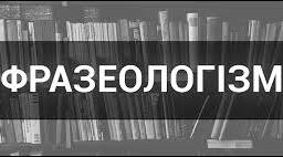 Фразеологізми.