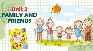 Комплект презентацій для 1 класу до усього розділу "Unit 3. FAMILY AND FRIENDS"