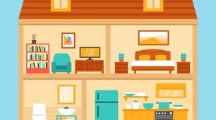 My Home! Look, read and point!