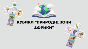Кубики "Природні зони Африки"