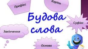 Слово. Будова слова.