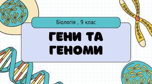 Презентація до уроку на тему "Гени та геноми"