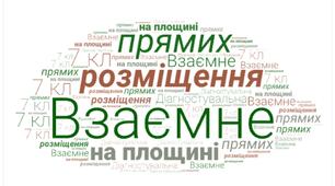Діагностувальна робота №2 "Взаємне розміщення прямих на площині"