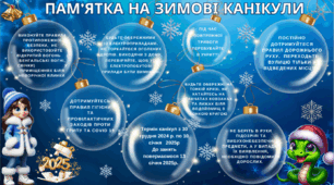 Пам'ятка "Безпечні зимові канікули"