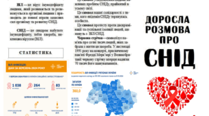 Буклет "Доросла розмова про СНІД"