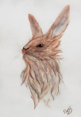 Малюнок «Зайчик» - Alina Dubovytskaya - Jose Art Gallery