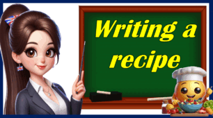Writing a recipe