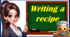 Writing a recipe