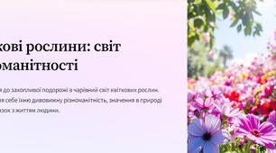 Презентація: "Квіткові. Різноманіття квіткових"