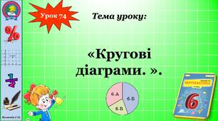 6 клас. Кругові діаграми.