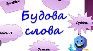  Досліджую будову слова