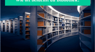 Презентація. Німецька мова 9 (5). "Wie oft besuchst du Bibliotheken?"