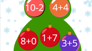 Узагальнення  складу чила 5,6,7,8,9,10. Збери ялинку