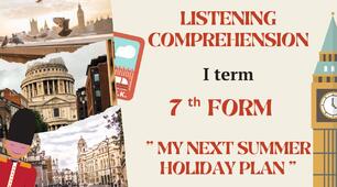 7th Grade, Listening Comprehension, PREPARE 7, I term