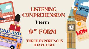 9th Grade, Listening Comprehension, Карпюк 9, I term.