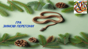 Гра «Зимові Перегони». Новий Рік 2025. Рік Дерев'яної Змії.