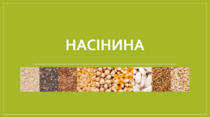 Презентація "Насінина. НУШ"