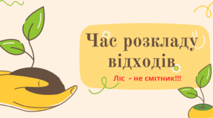 Ліс - не смітник: досліджуємо час розкладу відходів