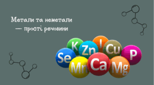 НУШ 7 клас. Метали та неметали — прості речовини.