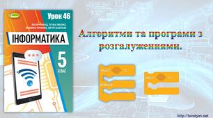 5 клас 46 урок. НУШ. Алгоритми та програми з розгалуженнями
