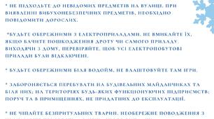 Безпечні зимові канікули
