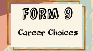 Form 9. Career Choices