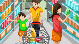the 6-th form Let's go shopping