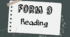 Form 9. Reading / I семестр