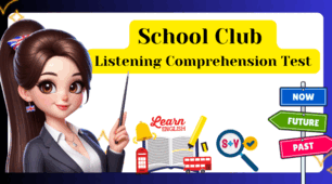 School Club. Listening Comprehension Test