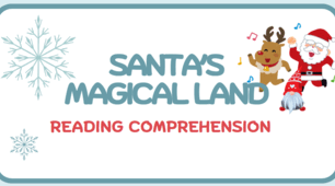 Worksheet  "SANTA’S MAGICAL LAND"  Merry Christmas!