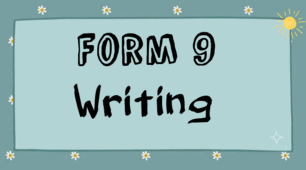 Form 9. Writing / I семестр