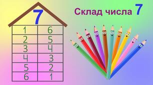 Склад числа 7