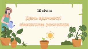Презентація до Дня вдячності кімнатним рослинам