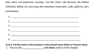 Test 8. The Cities of the UK.