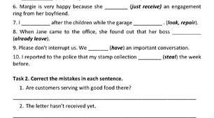 Test Writing Comprehension the 2nd term.