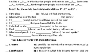 Test 5 Natural Disasters.