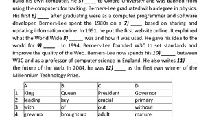 Reading test the 2nd term