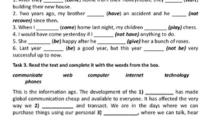 Writing Test the 2nd term