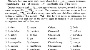 Reading test the 2nd term