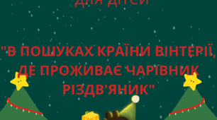 Зимова вистава " В пошуках країни Вінтерії, де проживає чарівник Різдв'яник"