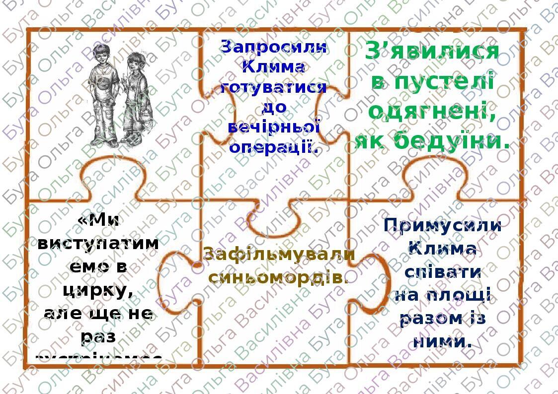 Характери персонажів та засоби їх творення у повісті Лесі Ворониної ...