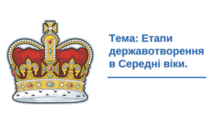 Презентація "Етапи державотворення в Середні віки."