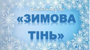 Дидактична гра "Зимова тінь"