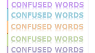 НМТ Confused words 4 from A to G.