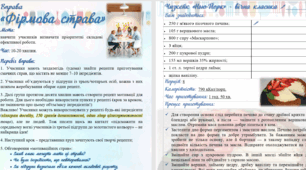 ВПРАВА "ФІРМОВА СТРАВА" / На допомогу вчителю (атестація, виступи, тренінги)