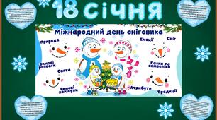 Оформлення до міжнародного дня сніговиків
