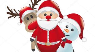 Мнемотаблиця до пісні: "Hello Reindeer, Hello Santa, Hello Snowman!"